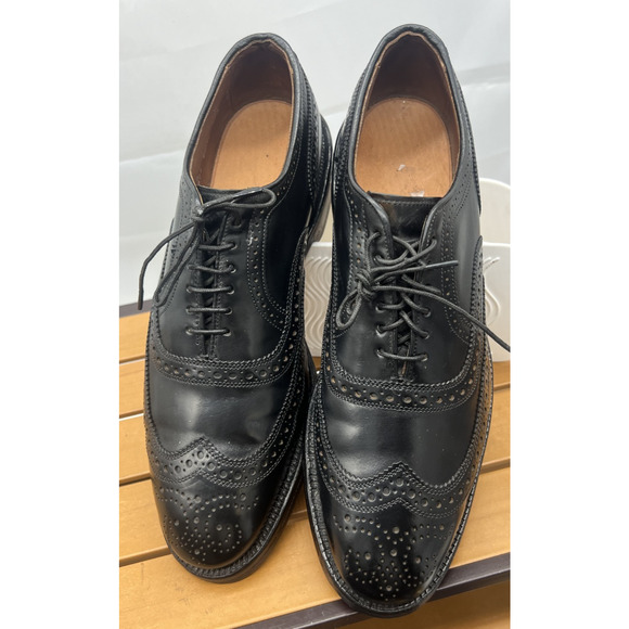 Allen Edmonds Cambridge Shell Cordovan Wingtip Handcrafted in USA Size 8D
